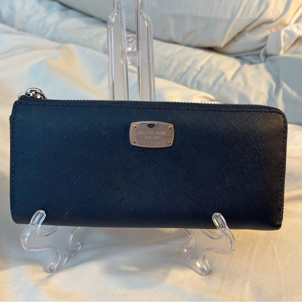 Blue Designer Wallet - Picture 1 of 2